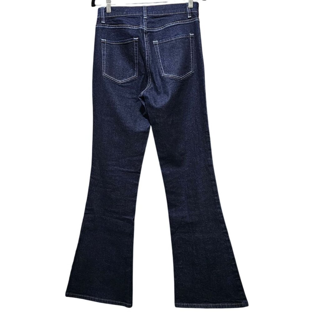Court &‎ Rowe Womens Flare Dark Wash Denim Jeans Size 2 - Picture 2 of 9